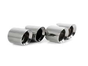 ES#3557968 - 9970800372 - Porsche 997 Quad Sport Exhaust Tips - Pair - Replaces stock tips on Porsche 997 and converts to sport package look. Polished T304 stainless steel with aircraft quality TIG welding. - Racing Dynamics - Porsche