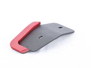 ES#2840460 - PE75HRED - Rennline Heel/Toe Throttle Extension - Red - Pedal extensions to customize your driving experience - Rennline - Audi Volkswagen