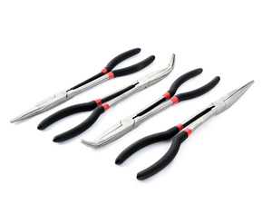 ES#2939097 - ATD814 - Long Needle Nose Pliers 4 Pc. Set - Don't come up short, these long needle nose pliers can get you out of a jam. - ATD Tools - Audi BMW Volkswagen Mercedes Benz MINI Porsche