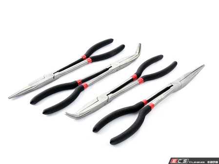 ES#2939097 - ATD814 - Long Needle Nose Pliers 4 Pc. Set - Don't come up short, these long needle nose pliers can get you out of a jam. - ATD Tools - Audi BMW Volkswagen Mercedes Benz MINI Porsche