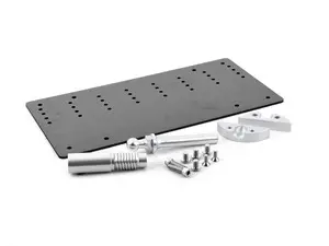 Billet Tow Hook Receiver License Plate Mount - US Style
