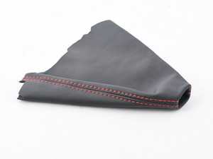 ES#3412400 - 5234-8K-502 - BFI Manual Leather Shift Boot - Red Stitching - Compliment your BFI shift knob with a custom shift boot made from the finest materials available - Black Forest Industries - Audi