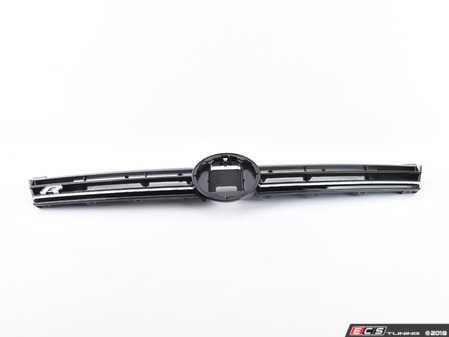 ES#3423687 - 5G0853651CSZLL - MK7.5 Golf R Radiator Grille  - Gloss black with polished chrome strip and "R" badge. VW badge sold separately. - Genuine Volkswagen Audi - Volkswagen