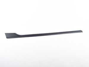 ES#124654 - 51478239959 - Door Sill Trim - Left - Black, covers the inner door sill - Genuine BMW - BMW