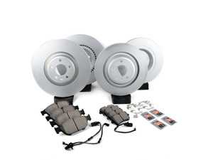 ES#4818701 - 4g0615301k2KT - Front And Rear Brake Service Kit  - Restore your stopping power with everything you need! - Assembled By ECS - Audi