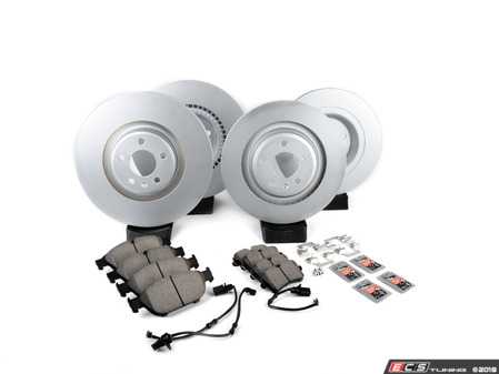 ES#4818701 - 4g0615301k2KT - Front And Rear Brake Service Kit  - Restore your stopping power with everything you need! - Assembled By ECS - Audi