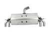 ES#2827591 - SSXAU476 - Cat-Back Exhaust System - Resonated - Valved - 3" stainless steel with quad 100mm polished tips - Milltek Sport - Audi