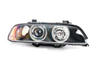 ES#172752 - 63126912440 - Xenon Headlight Assembly - Right - Xenon headlight assembly with angel eyes, comes with clear lens over indicator bulb - Genuine BMW - BMW