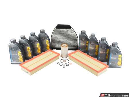 ES#2717993 - 2730940404KT2 - C300 4Matic 'B' Service Kit - Everything you need to perform a 'B' service - Assembled By ECS - Mercedes Benz