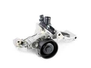 ES#4840117 - 11518601366 - Coolant Pump With Thermostat And Support 7.10942.20.0 - Attaches to the side of the engine and pumps the coolant - Pierburg - MINI