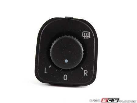 ES#318636 - 1K0959565KREH - Mirror Switch - black - Restore the functionality of your power mirrors - Genuine Volkswagen Audi - Volkswagen