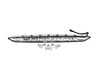 ES#3604026 - 63256930246KT - White Roadster Third Brake Lamp - with hardware  - Includes new light and hardware - Genuine BMW - BMW