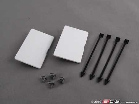 ES#2102420 - 51111961927928 - M3 Tow Hook Cover Kit - Complete kit to add covers for the tow hooks on your E30 M3 - Genuine BMW - BMW