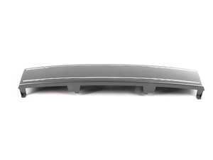 ES#2083424 - 8K0807287A1RR - Front Plate Filler - Platinum Grey/Chrome Strips - Eliminate your plate bracket for a smooth look - Genuine Volkswagen Audi - Audi