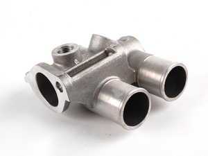 ES#24560 - 11531261528 - Coolant Flange - Directs coolant from the motor to the thermostat, includes mounting bung for temperature sensor. - Genuine BMW - BMW
