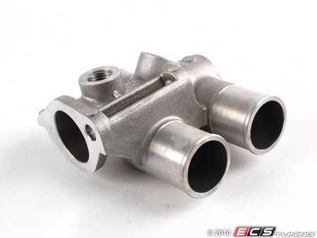 ES#24560 - 11531261528 - Coolant Flange - Directs coolant from the motor to the thermostat, includes mounting bung for temperature sensor. - Genuine BMW - BMW