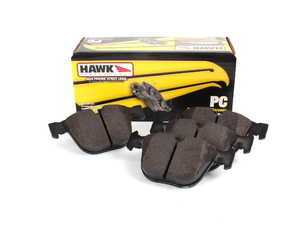 ES#1874134 - HB630Z.626 - Rear Performance Ceramic Pad Set - A unique ceramic composite formulation specifically developed to meet the ultra-low dust and low noise requirements - Hawk - BMW