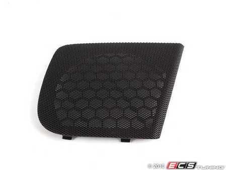 ES#458978 - 8P40354364PK - Rear Door Speaker Grille - Sabre (Black) - Right - Protect your speaker and clean up your interior - Genuine Volkswagen Audi - Audi
