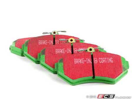 ES#519702 - DP21112 - GreenStuff Performance Brake Pads - Mildly upgraded pad, great for an afternoon of sporty driving - EBC - Volkswagen