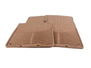 Front All Weather Rubber Floor Mat Set - Beige