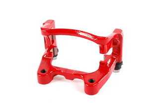 ES#316383 - 1K0615425S - Rear Caliper Carrier - Priced Each - Secures caliper to spindle, painted red - Genuine Volkswagen Audi - Volkswagen