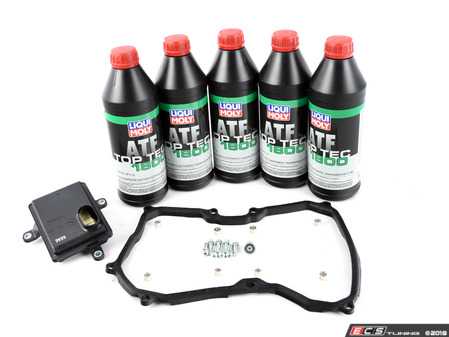 ES#3476116 - 09G325429Dkt1 -  6 - Speed automatic transmission service kit - without Service Tool - Includes liqui-Moly fluid, Genuine filter and a pan gasket for a complete service. - Assembled By ECS - Volkswagen