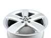 ES#3248728 - 5NA0714978Z8 - 17" 'Corvara' Wheel - Priced Each - 17"x6.5" ET38, 5x112 - Diamond Silver - Genuine Volkswagen Audi - Volkswagen