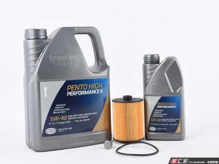 ES#2996247 - 03H115562KT6 -  Oil Service Kit  - Includes Mahle oil filter and Pentosin 5w-40 oil - Assembled By ECS - Volkswagen