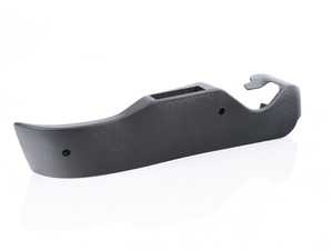ES#141684 - 52108154437 - Front Inner Passenger Seat Trim - Black/Schwarz - Lower plastic trim located near the center console. - Genuine BMW - BMW