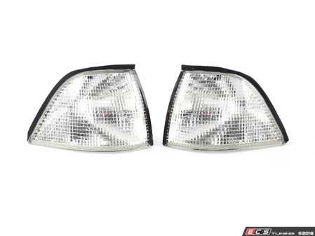 ES#3639970 - 444-1505P-UE-C -  Clear Corner Indicator Set - (NO LONGER AVAILABLE) - Clear turn signal assembly set - Depo - 