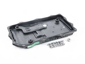ES#3421207 - 24118632188 - Automatic Transmission Oil Pan With Transmission Filter - Includes a gasket, installation hardware, and drain & fill plugs - Genuine BMW - BMW