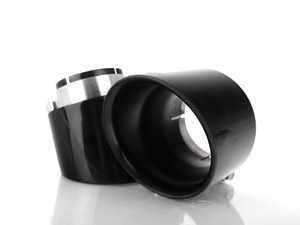 ES#3623911 - 024383ECS01-02KT - MK6 / MK7 GTI 4.0" OE Fit Exhaust Tips - Black Chrome - Pair - A pair of direct-fit exhaust tips for your VW MK6/MK7 GTI OE exhaust system - ECS - Volkswagen