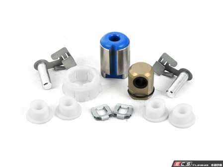 ES#3509823 - 25111221580Kt3 - Shifter Rebuild & Upgrade Kit - Overhaul your shifter with this kit, featuring ECS Tuning teflon shifter bushings & Turner Motorsport poly shift arm bushing. The enthusiast rebuild! - Assembled By ECS - BMW