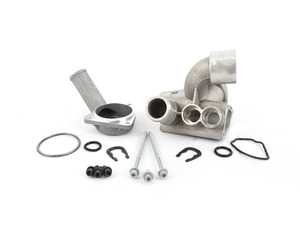 ES#3553466 - 462-121-vr-24vKT - Cast Aluminum Thermostat Housing Kit  - Replace your inferior plastic housings - iABED Industries - Audi Volkswagen