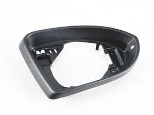 ES#2737241 - 5G0857602A9B9 - Exterior Mirror Trim - Right - Surrounds the passenger's side mirror glass - Genuine Volkswagen Audi - Volkswagen