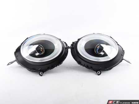 ES#3170823 - 2LHP-MINI06JM-V2 - Projector Black V2 LED DRL Headlights - Pair 2LHP-MINI06JM-V2-TM - F56 Style LED DRL and Matte Black housing halogen projector headlight set! - Spec-D Tuning - MINI