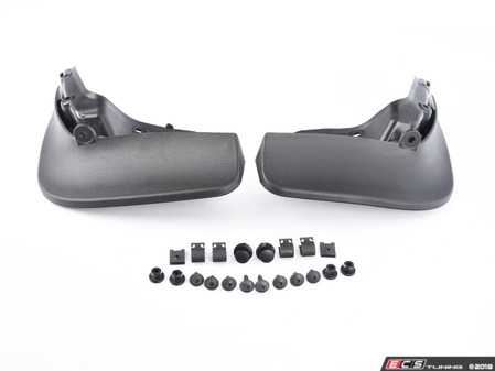 ES#3210755 - 8W6075101 - Rear Splash Guards - Defeat rocks and mud from the side of your vehicle. - Genuine Volkswagen Audi - Audi