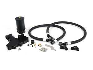 ES#2794088 - IEBACC2-BLK - Recirculating Catch Can Kit - Everything needed to add a catch can to your TSI using the OEM valve cover. - Integrated Engineering - Volkswagen