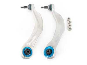 ES#3621928 - 025486TMSKT - Turner Motorsport Thrust Arm Monoball Upgrade - Pre-Installed Arms - Comes with both curved arms as a complete assembled kit with bushings and hardware. - Turner Motorsport - BMW