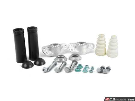 ES#3492759 - 1k0513353r8KT - Rear Suspension Installation Kit - Includes rear shock and spring hardware - Assembled By ECS - Volkswagen