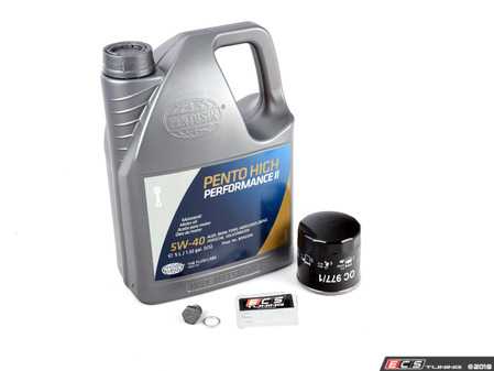 ES#3006003 - 04E115561HKT9 - Oil Service Kit - Includes Pentosin Oil, Mahle Filter, And Drain Plug - Assembled By ECS - Volkswagen