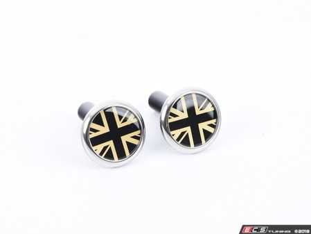 ES#2998863 - 82292406337 - Door Pin Set - Gold Jack - Add some MINI style to your stock door lock pins - Genuine MINI - MINI