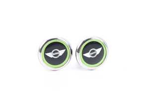 ES#3083508 - 82292358508 - Door Pin Set - Vivid Green  - Add some MINI style to your stock door lock pins - Genuine MINI - MINI