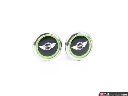 ES#3083508 - 82292358508 - Door Pin Set - Vivid Green  - Add some MINI style to your stock door lock pins - Genuine MINI - MINI