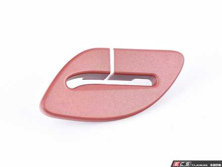 ES#2611892 - 52207266304 - Seat Belt Outlet Cover - Right - Vermillion Red - Genuine BMW - BMW