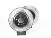 ES#3191261 - 34116775277CDKT - Cross-Drilled Brake Rotors - Front - This design removes performance robbing outgas and material dust caused by braking - StopTech - BMW