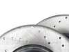 ES#3191261 - 34116775277CDKT - Cross-Drilled Brake Rotors - Front - This design removes performance robbing outgas and material dust caused by braking - StopTech - BMW