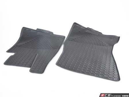 ES#2838933 - W325 - F15 Front All-weather Rubber Floor Mats - Black - All-weather protection to endure the harshest conditions - WeatherTech - BMW