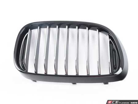 ES#3145010 - 51712412424 - Gloss Black ///M Performance Kidney Grille - Right - Add aggressive high-performance looks to your BMW - Genuine BMW M Performance - BMW
