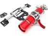 ES#2840057 - FE09BLACK - Universal Fire Extinguisher Mount - Black - Constructed from aircraft grade aluminum and meets all requirements for racing series or other organized track events - Rennline - Audi BMW Volkswagen Mercedes Benz MINI Porsche